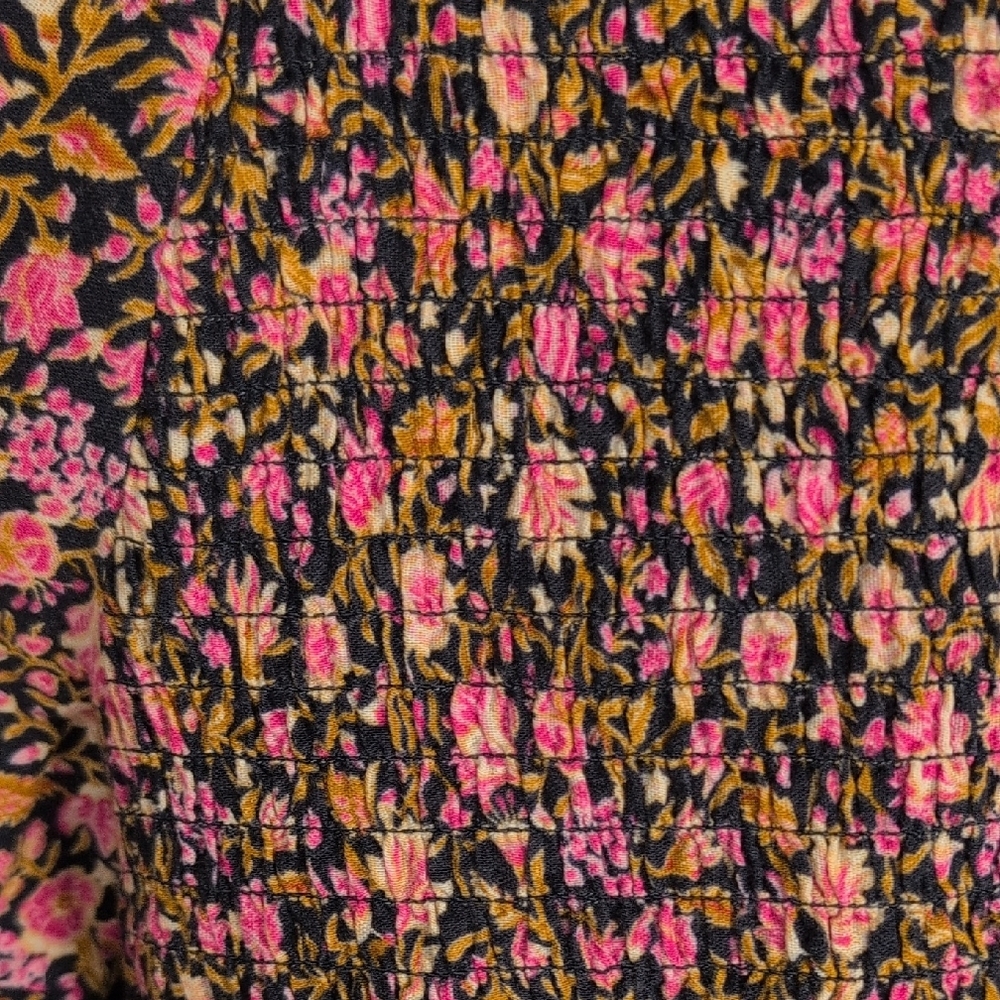 Floral Puff Sleeve Top XS - Picture 4 of 8